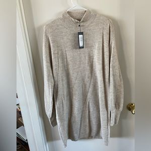 New with tags ASOS cream sweater dress